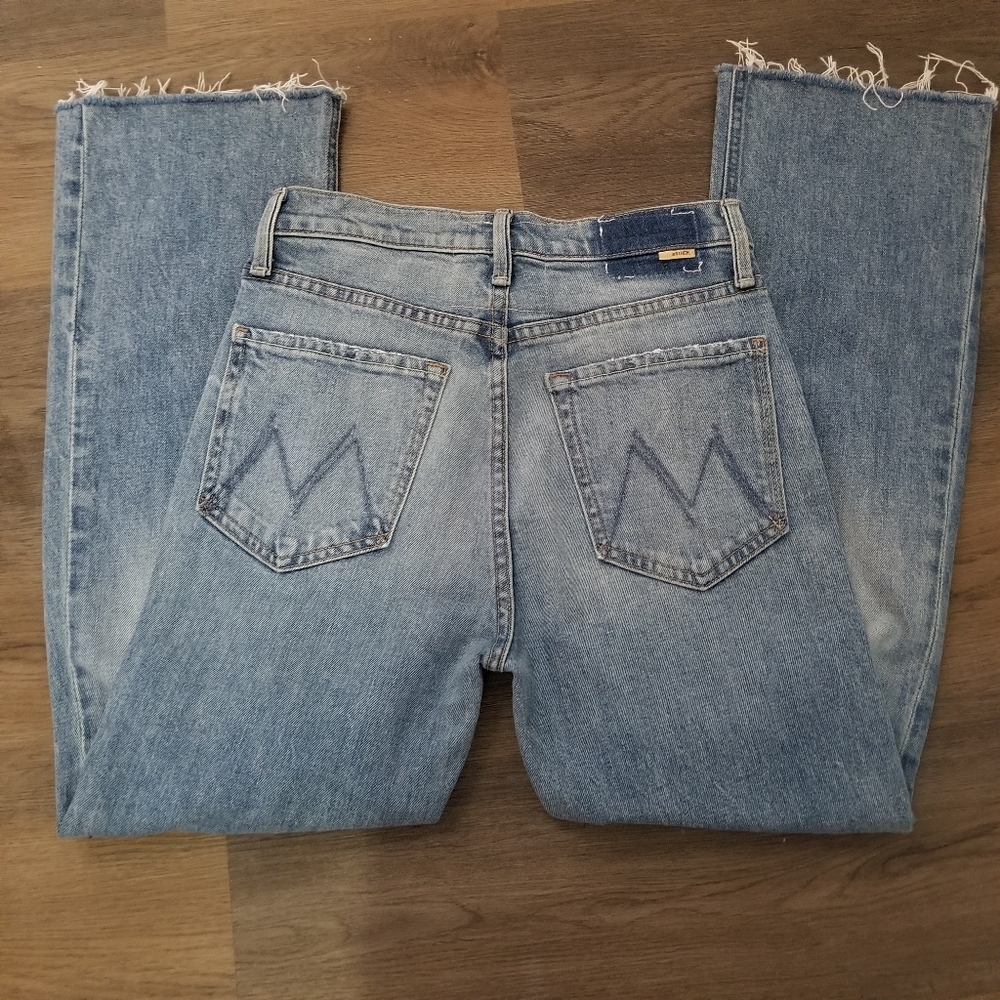Mother Denim Jeans Mother The Tripper Floood Fray Left In The Dust